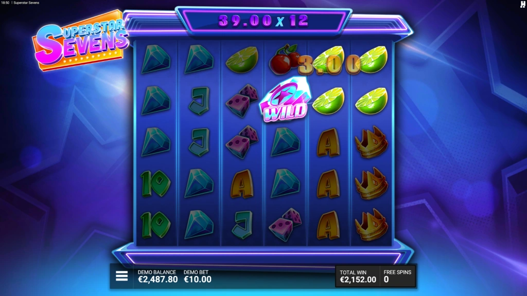 Superstar Sevens Free Spin